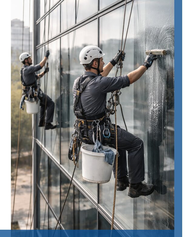 Мойка сплошного остекления в Лениногорске, заказать от 310 р.| ВЫСОТНИК-Лнр