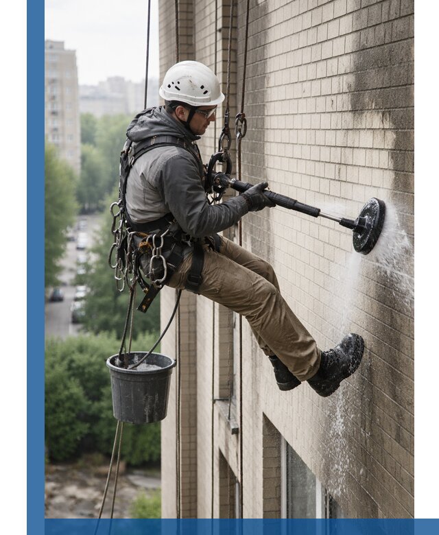 Очистка фасада от копоти в Лениногорске профессионально и безопасно