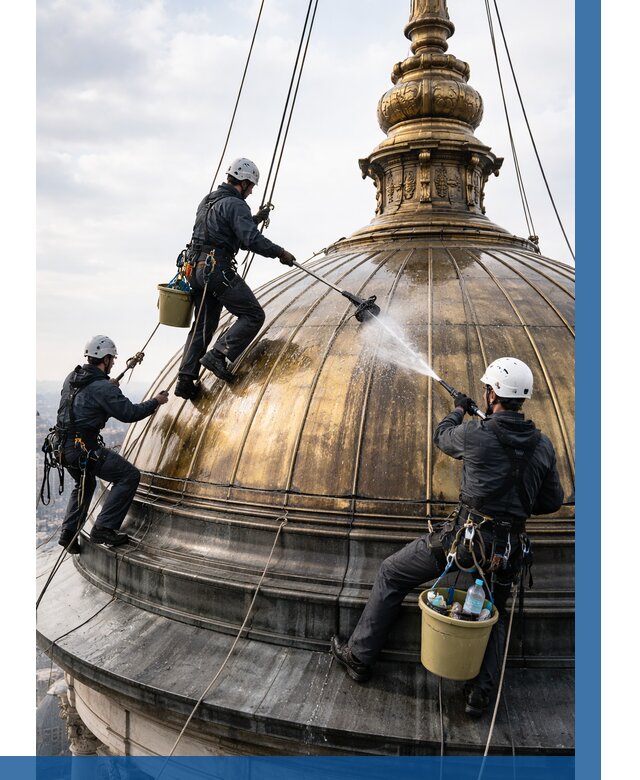 Мойка куполов и шпилей в Лениногорске от 8256 р. - заказать | ВЫСОТНИК-Лнр