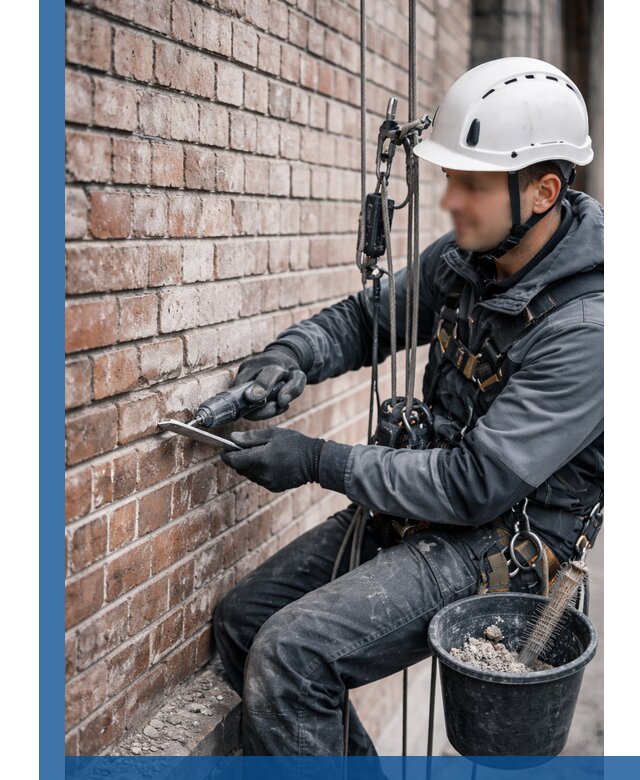 Расшивка кирпичных швов фасадов и стен, ремонт в Лениногорске