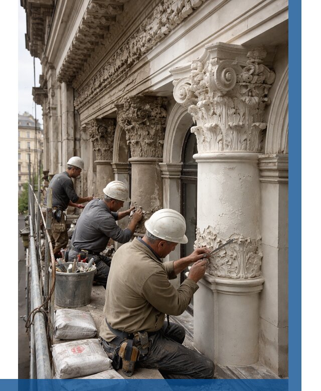 Реставрация фасадной лепнины в Лениногорске от 2580 р. | ВЫСОТНИК-Лнр