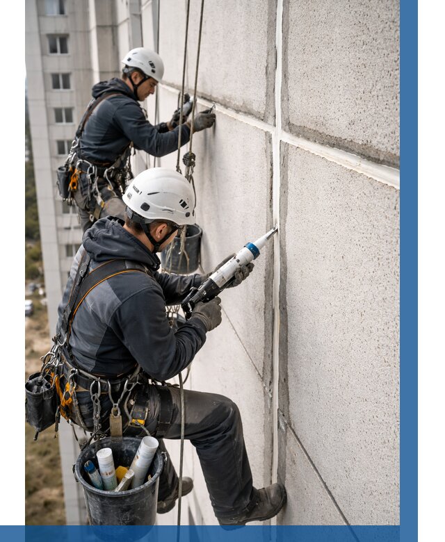 Герметизация межпанельных швов в Лениногорске от 722 р. | ВЫСОТНИК-Лнр