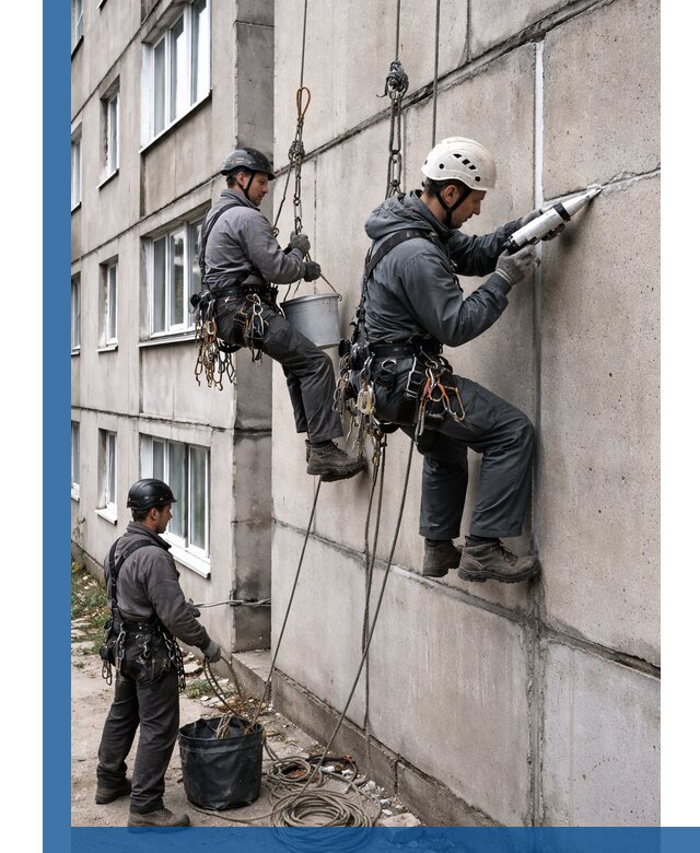 Герметизация межпанельных швов в Лениногорске с гарантией герметичности