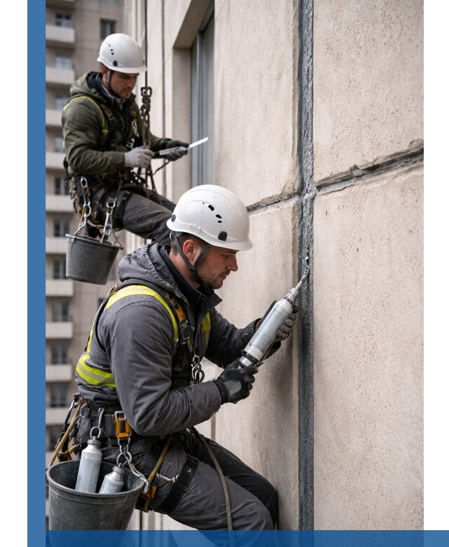 Герметизация деформационных швов фасада в Лениногорске качественно