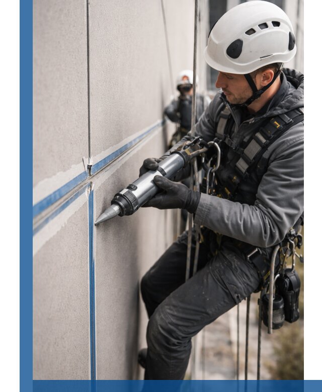 Герметизация стыков фасадных панелей в Лениногорске качественно и быстро