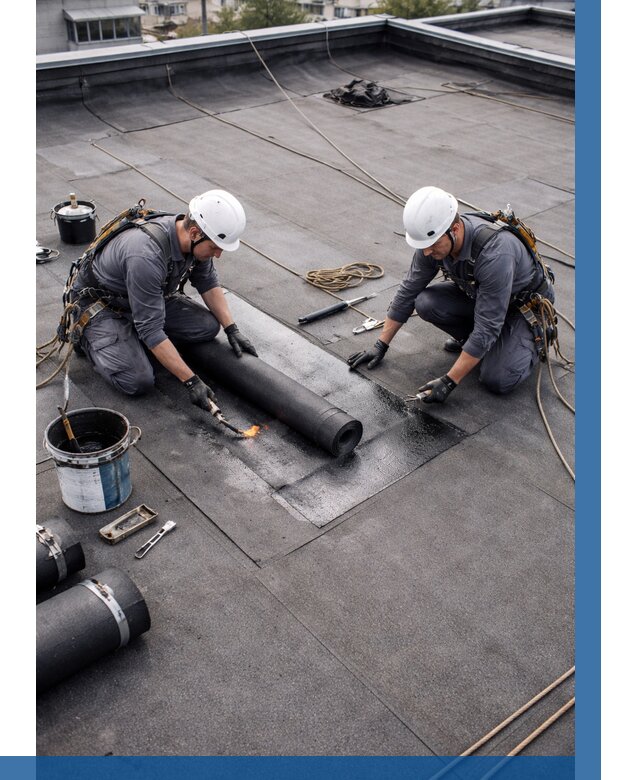 Ремонт мягкой кровли под ключ в Лениногорске от 722 р. | ВЫСОТНИК-Лнр