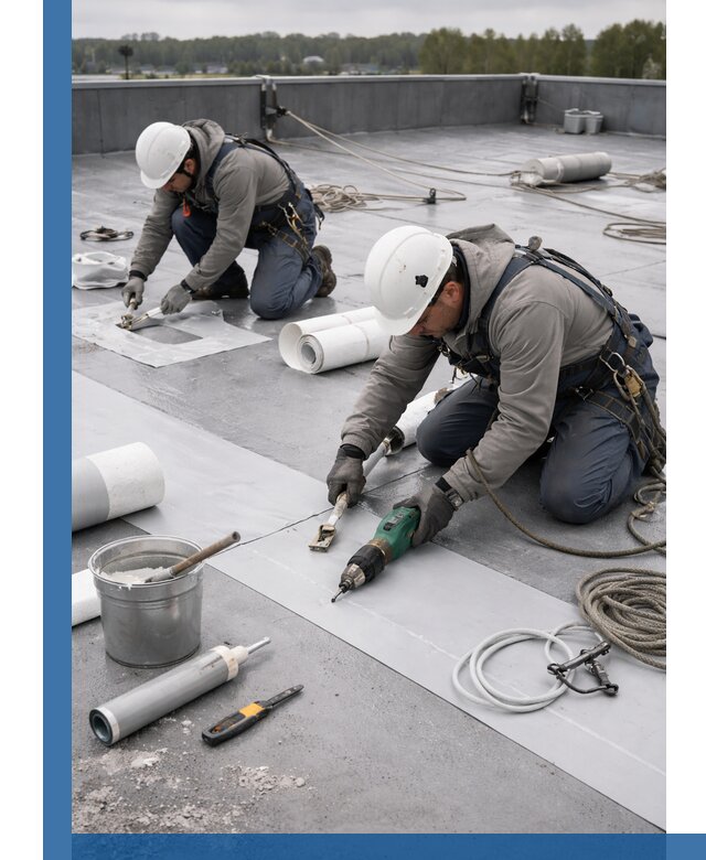 Ремонт мембранной кровли в Лениногорске качественно и с гарантией