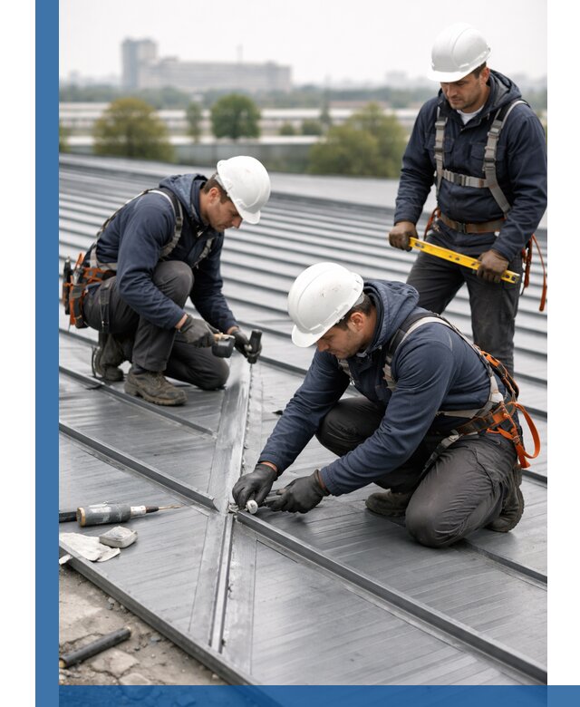 Ремонт фальцевой кровли в Лениногорске срочно и качественно