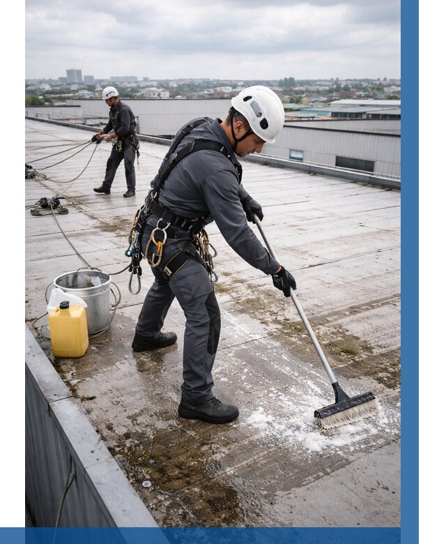 Очистка крыши по графику в Лениногорске от 7740 р. | ВЫСОТНИК-Лнр