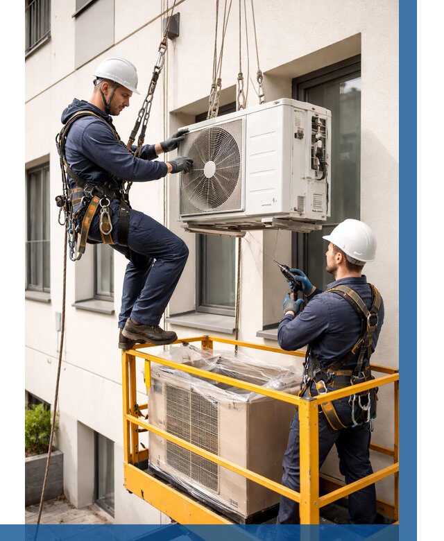 Демонтаж внешнего блока кондиционера в Лениногорске от 3612 р. | ВЫСОТНИК-Лнр