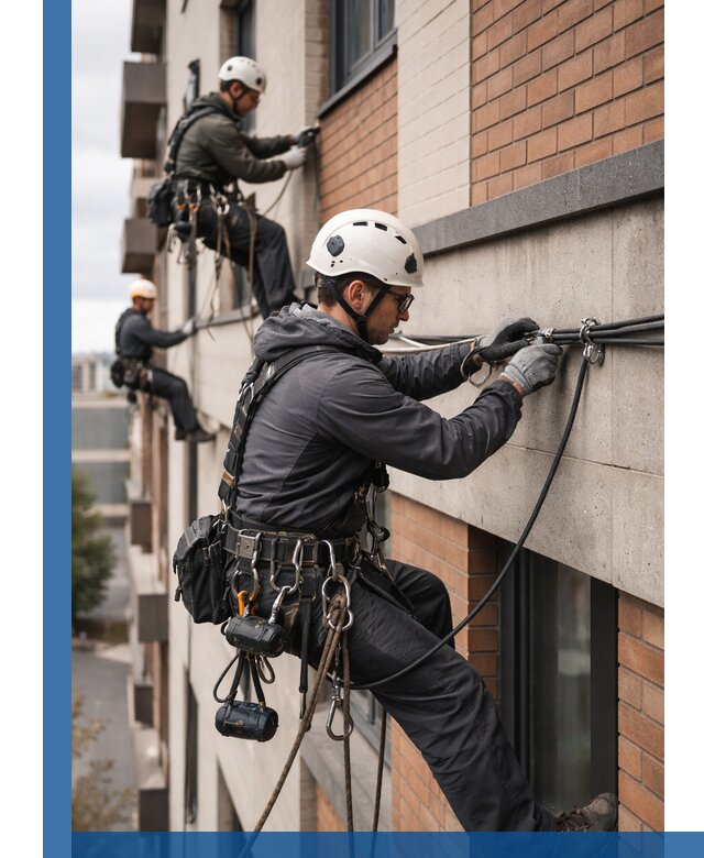 Крепление кабеля на фасаде монтаж и крепеж в Лениногорске