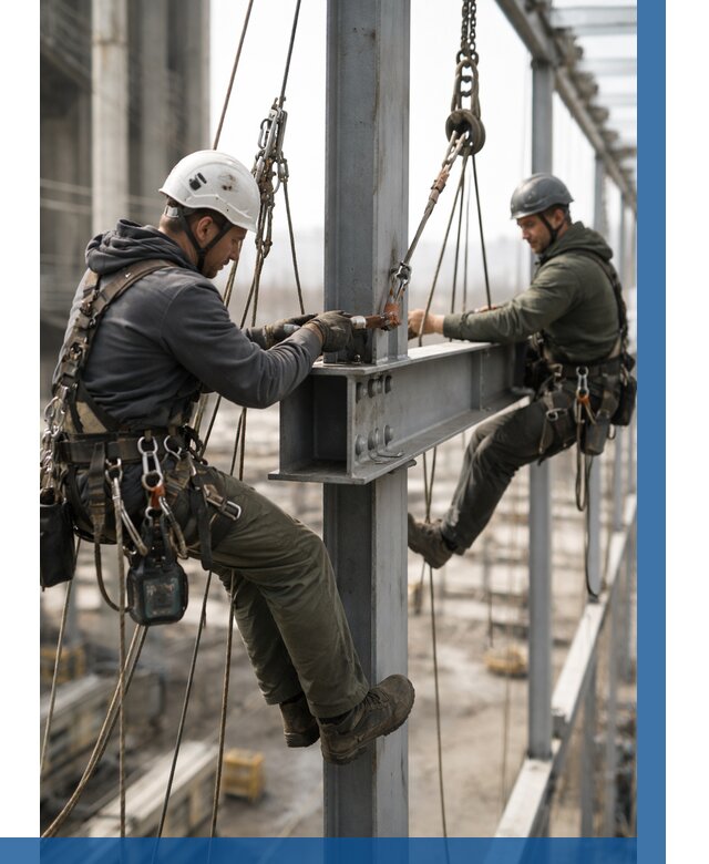 Монтаж металлоконструкций на высоте в Лениногорске от 3612 р. | ВЫСОТНИК-Лнр