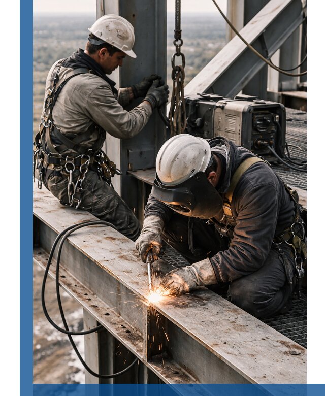 Высотные сварочные работы в Лениногорске для промышленных объектов