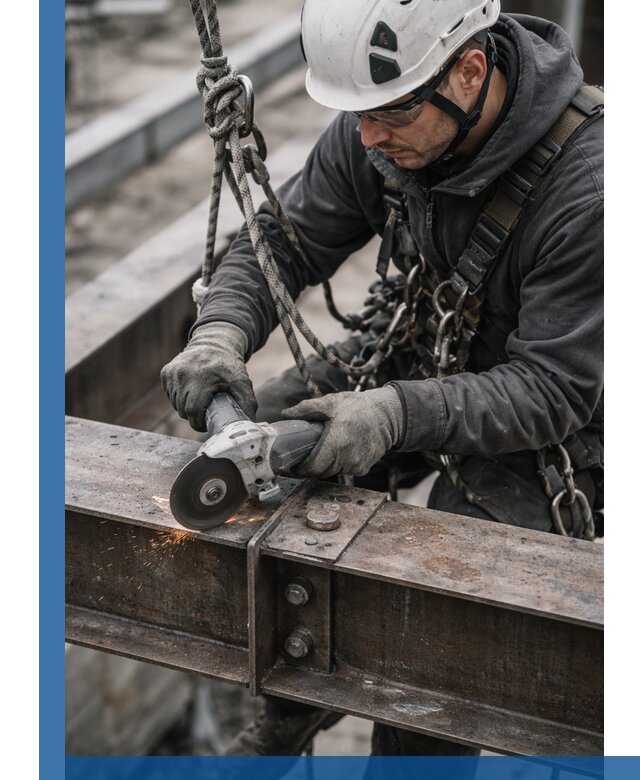 Резка металла на высоте в Лениногорске для зданий и конструкций