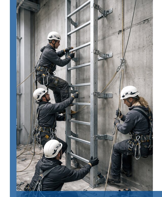 Монтаж металлических лестниц в Лениногорске под ключ со гарантией