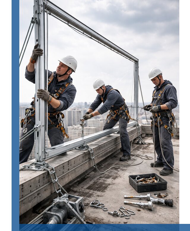 Монтаж крышных рекламных конструкций под ключ в Лениногорске