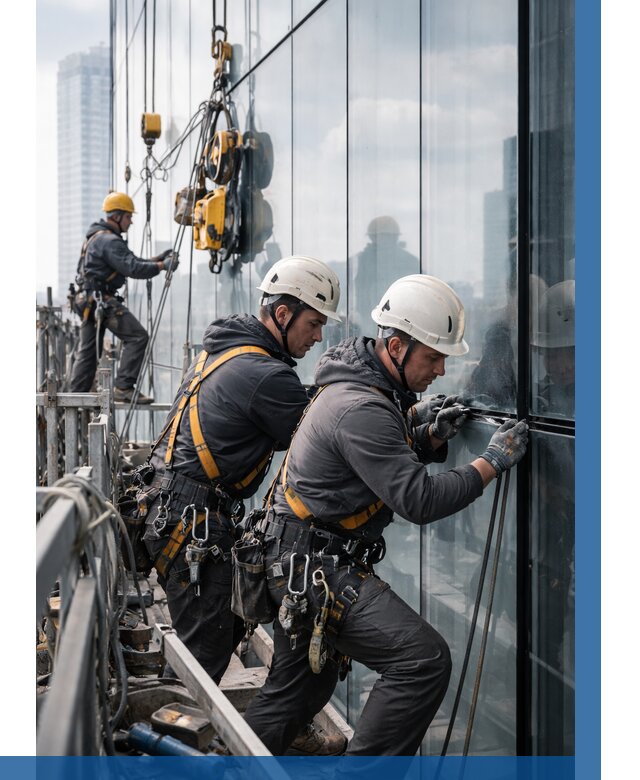 Структурное остекление фасадов в Лениногорске от 9804 р. | ВЫСОТНИК-Лнр