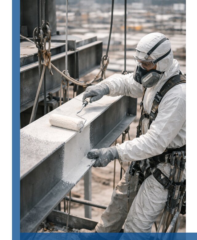 Профессиональная огнезащитная обработка металлоконструкций в Лениногорске