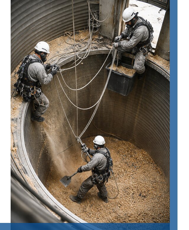 Чистка зерновых бункеров в Лениногорске от 12384 р. | ВЫСОТНИК-Лнр