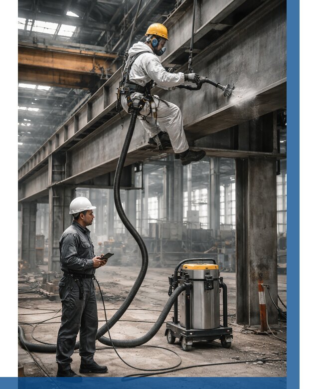 Обеспыливание конструкций в цехе в Лениногорске от 4334 р. | ВЫСОТНИК-Лнр