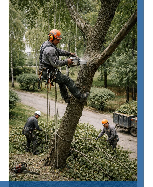 Кронирование деревьев в Лениногорске от 6708 р. | ВЫСОТНИК-Лнр