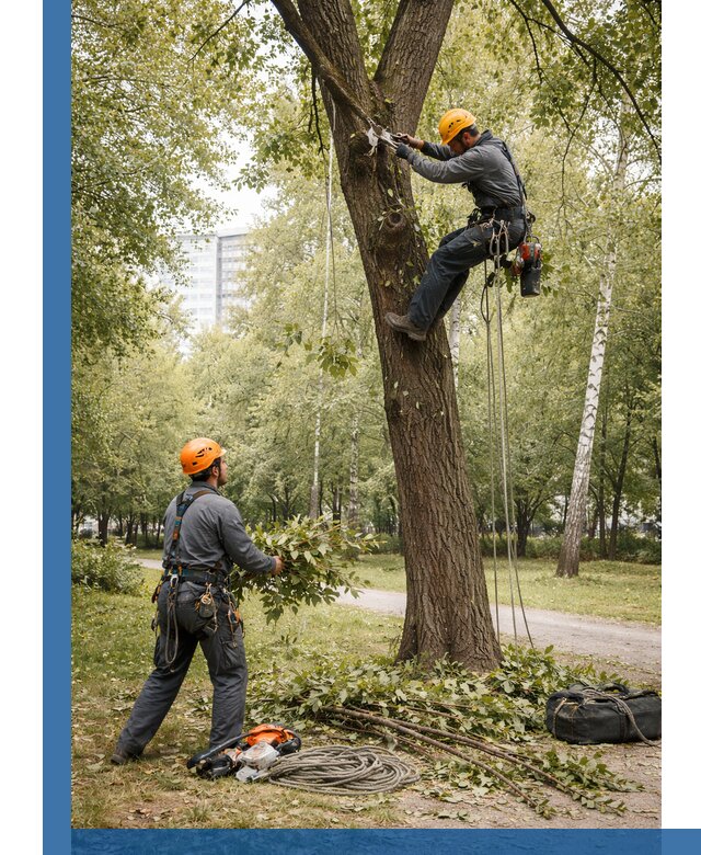 Санитарная обрезка деревьев в Лениногорске, профессионально и безопасно