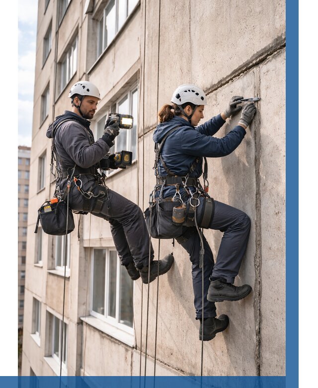 Обследование межпанельных швов в Лениногорске от 1858 р. | ВЫСОТНИК-Лнр