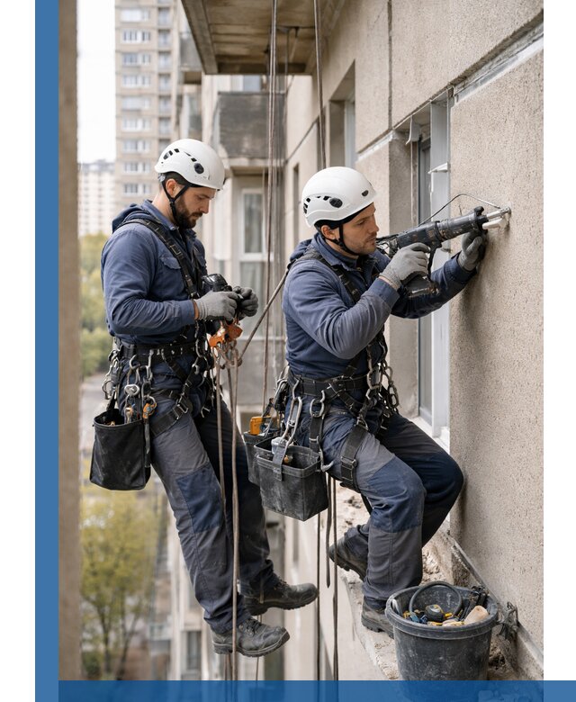 Промышленные альпинисты высотные работы и монтаж в Лениногорске